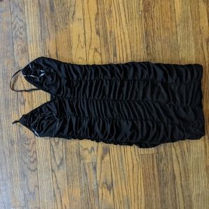 Black bodycon dress